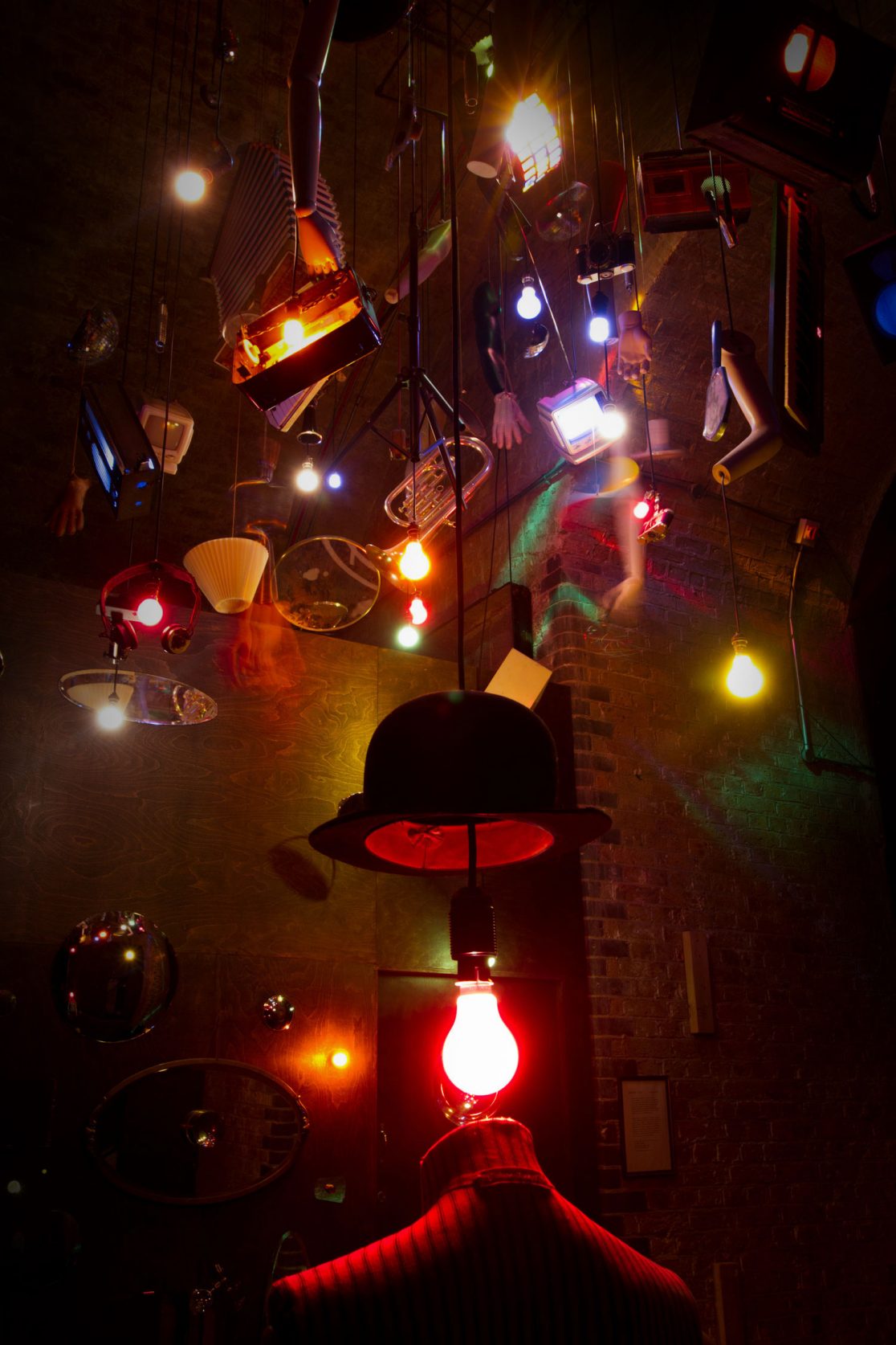 Detail from Memory Light - art installation - Sound Art Venue in Leake St