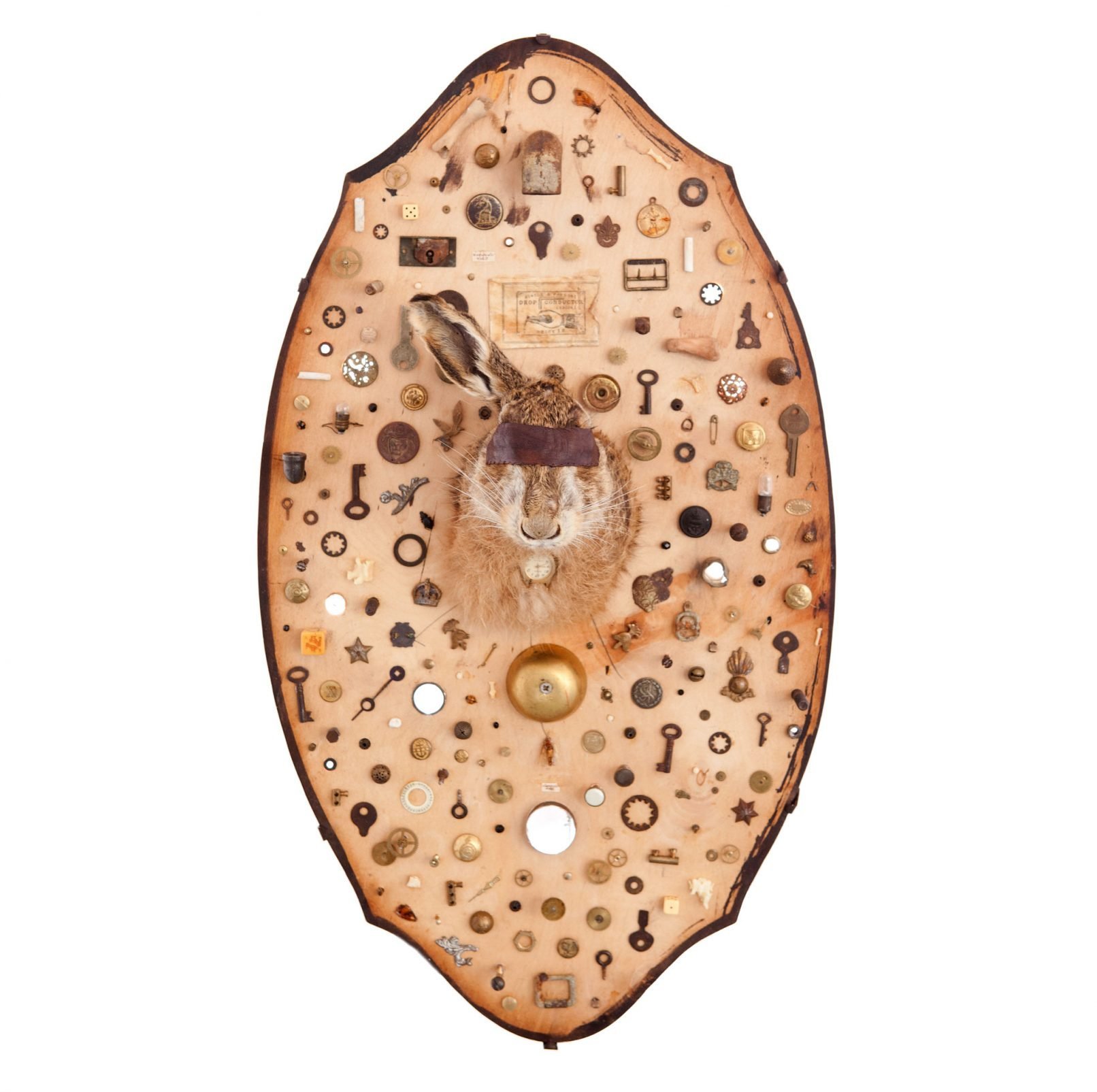 Borken Mirror - assemblage - close up