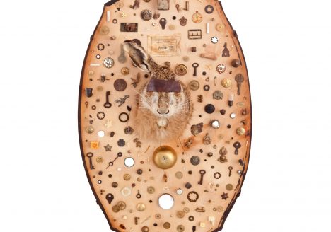 Borken Mirror - assemblage - close up