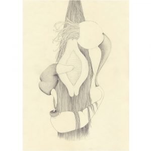 Entrando, pencil drawing