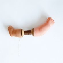 Hilada, mixed media sculpture