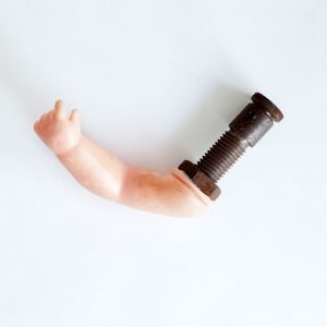 Tornillada, mixed media sculpture