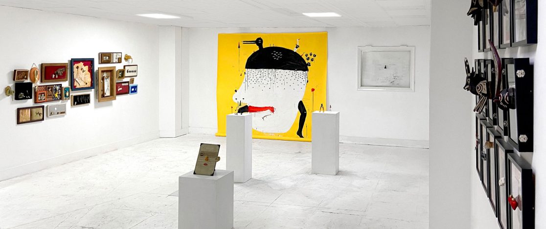 The Misplaced Twin exhibition, main room