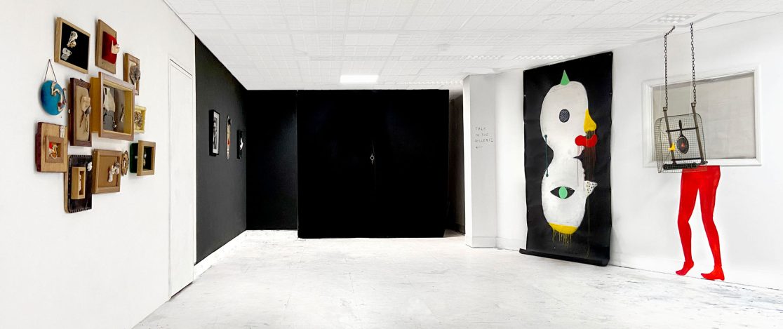 The Misplaced Twin exhibition, left side of the gallery
