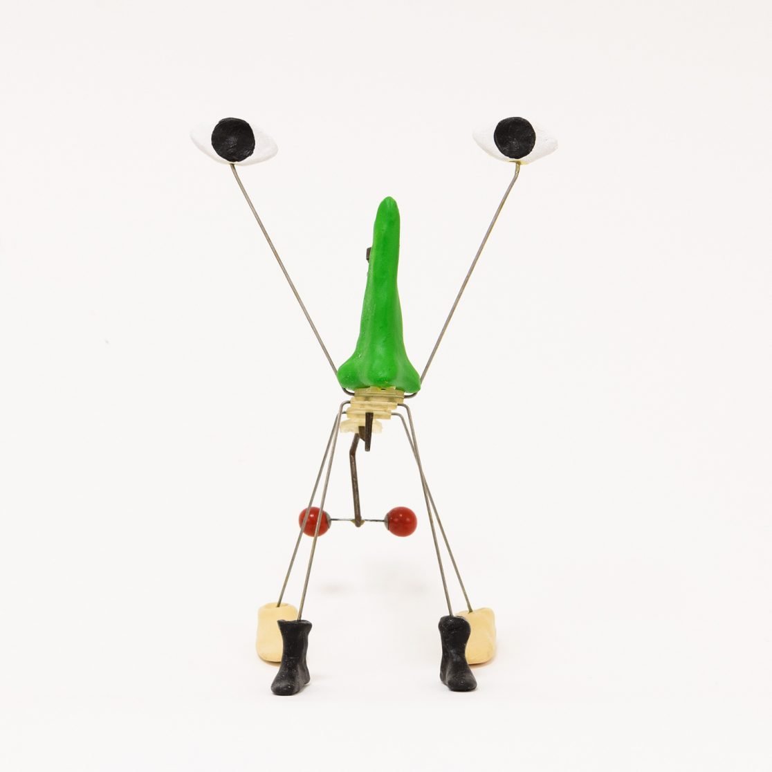 Cuadrúple 02 , assemblage, ceramics, 26 x 14 x 20 cm, frontal