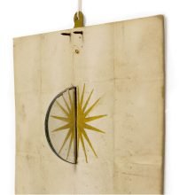 I Believed I Was Two Halves, assemblage and ink on paper - stair detail