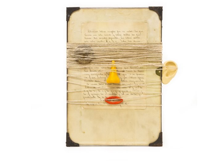 Los Olvidados, assemblage, 35 x 23 cm