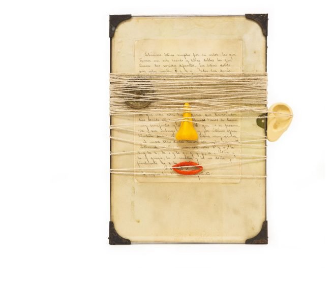 Los Olvidados, assemblage, 35 x 23 cm