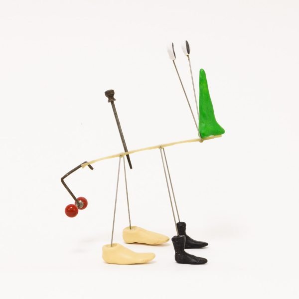 Cuadrúple 02 , assemblage, ceramics, 26 x 14 x 20 cm, side