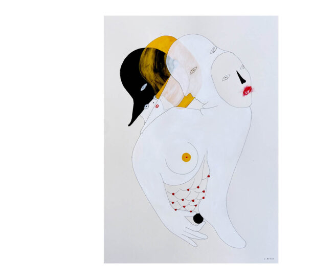 Dama Olvido, drawing, Cristina Reyes