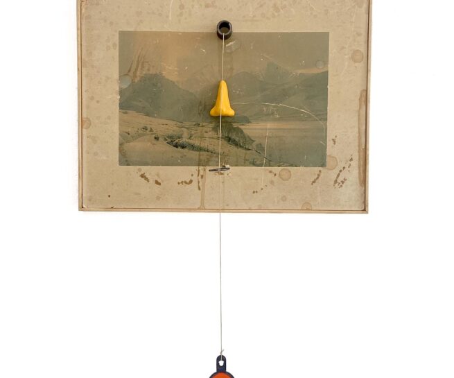 Montaña Roja, assemblage, Cristina Reyes